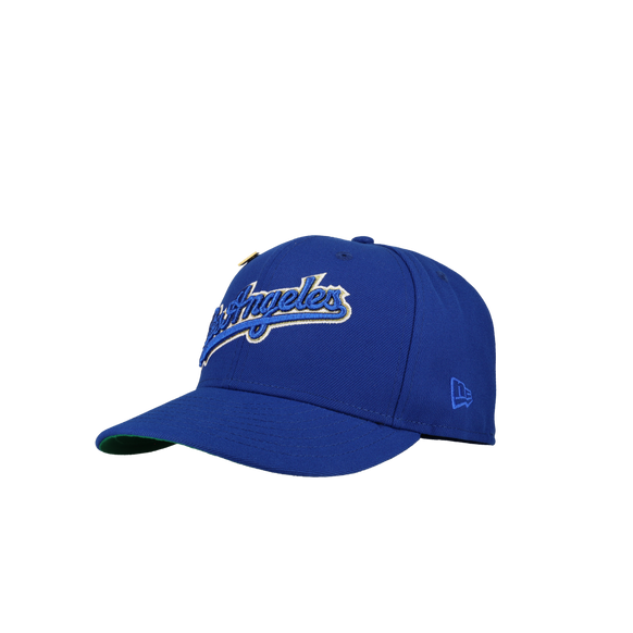 Los Angeles Dodgers Royal 50th Season Metallic 59Fifty Fitted Hat