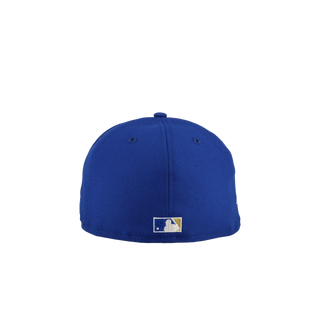 Los Angeles Dodgers Royal 50th Season Metallic 59Fifty Fitted Hat