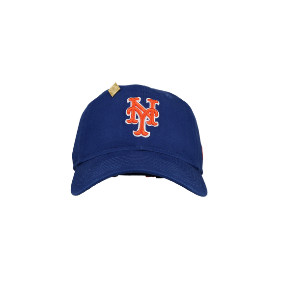 New York Mets New Era 9Twenty Adjustable Hat (Blue Orange)