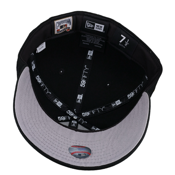 Atlanta Braves 1999 World Series Gold Script Metallic 59Fifty Fitted Hat