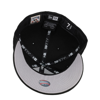 Atlanta Braves 2017 Inaugural Season Script Blackout Metallic 59Fifty Fitted Hat
