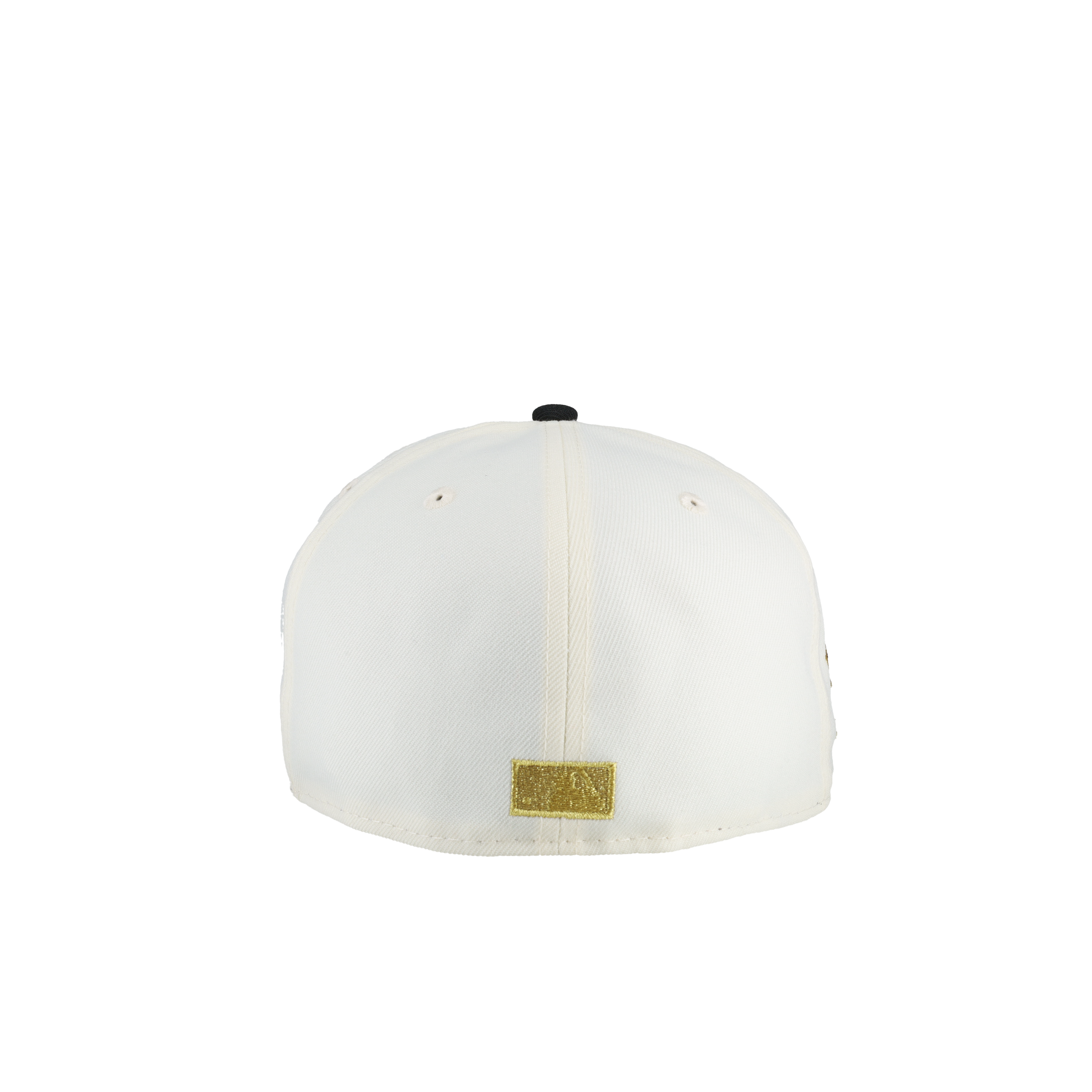 Atlanta Braves 1999 World Series Script Chrome Gold Metallic 59Fifty Fitted Hat