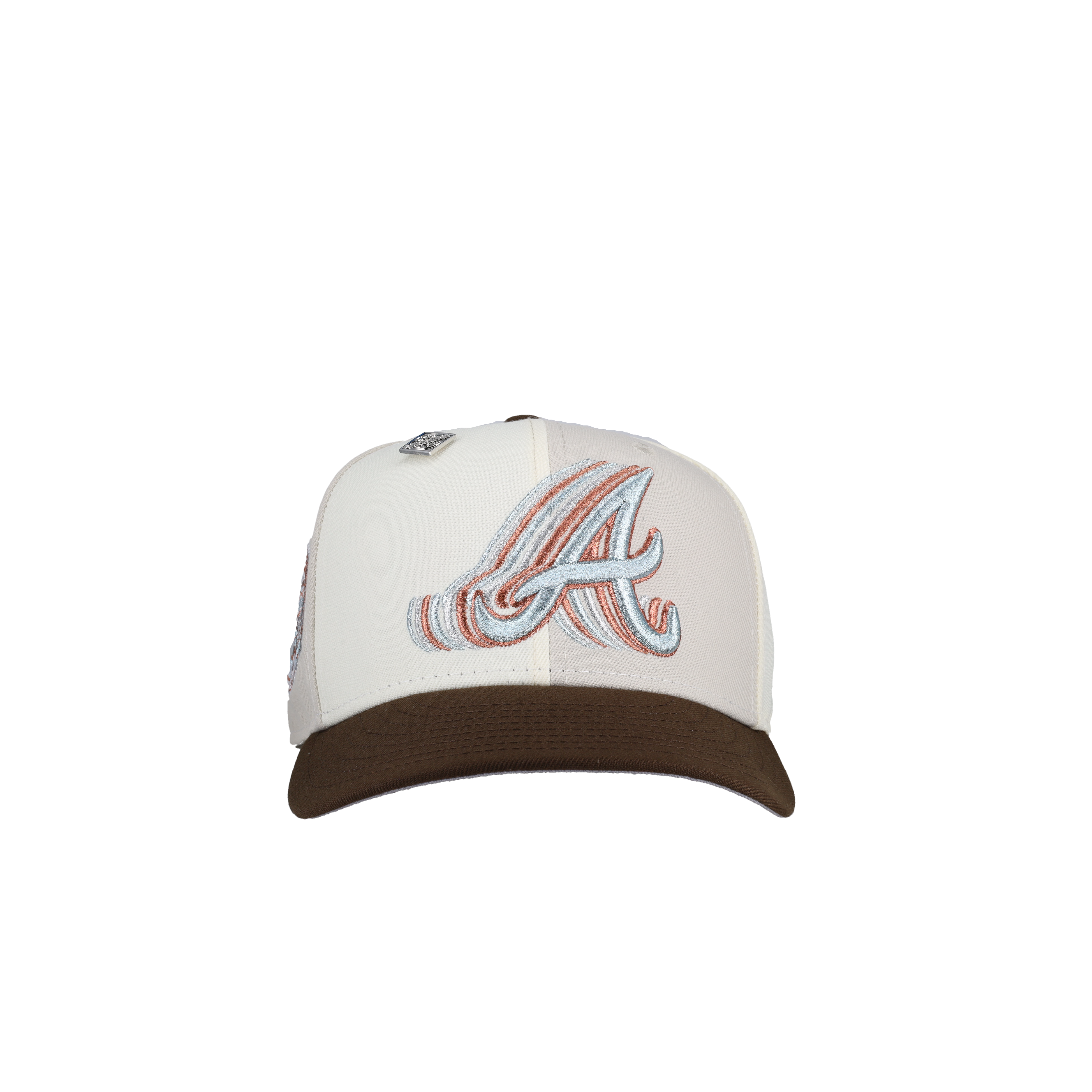 Atlanta Braves 2017 Inaugural Metallic Pinwheel 59Fifty Fitted Hat