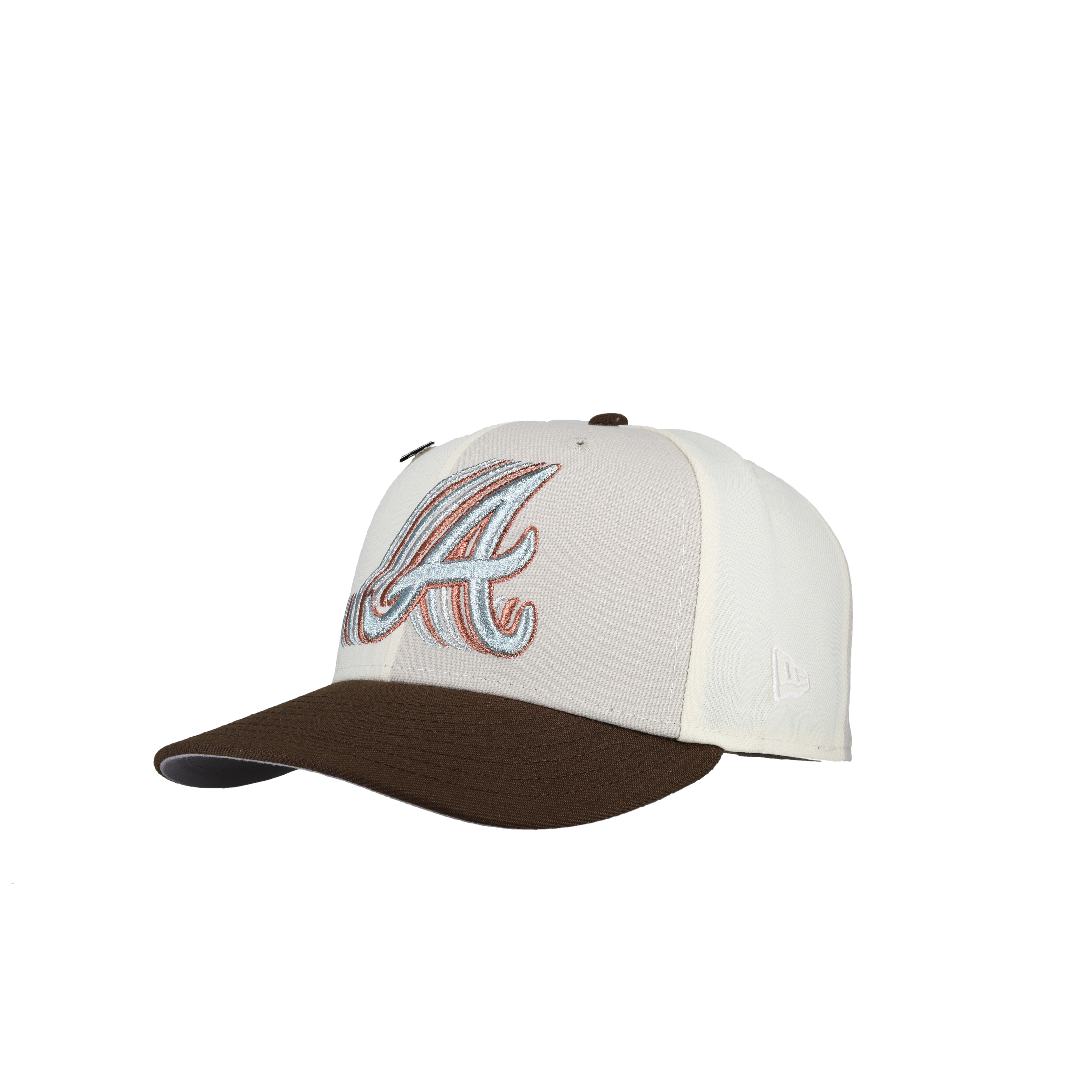 Atlanta Braves 2017 Inaugural Metallic Pinwheel 59Fifty Fitted Hat