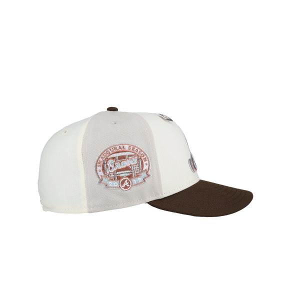 Atlanta Braves 2017 Inaugural Metallic Pinwheel 59Fifty Fitted Hat