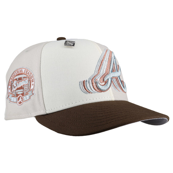Atlanta Braves 2017 Inaugural Metallic Pinwheel 59Fifty Fitted Hat
