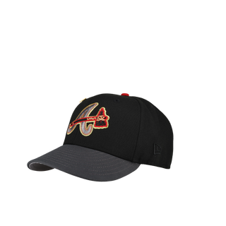 Atlanta Braves 30th Season Black Graphite Gold Metallic 59Fifty Fitted Hat