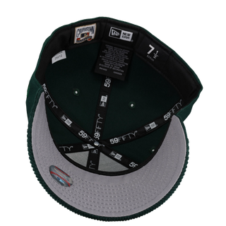 Atlanta Braves 30th Season Green Corduroy Metallic 59Fifty Fitted Hat