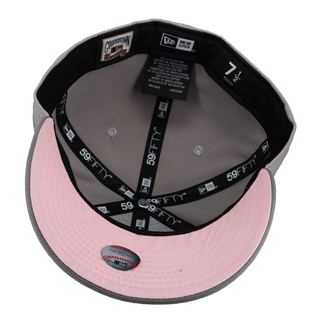 Atlanta Braves Cool Grey 2017 Inaugural Season Metallic 59Fifty Fitted Hat (RESTOCK)