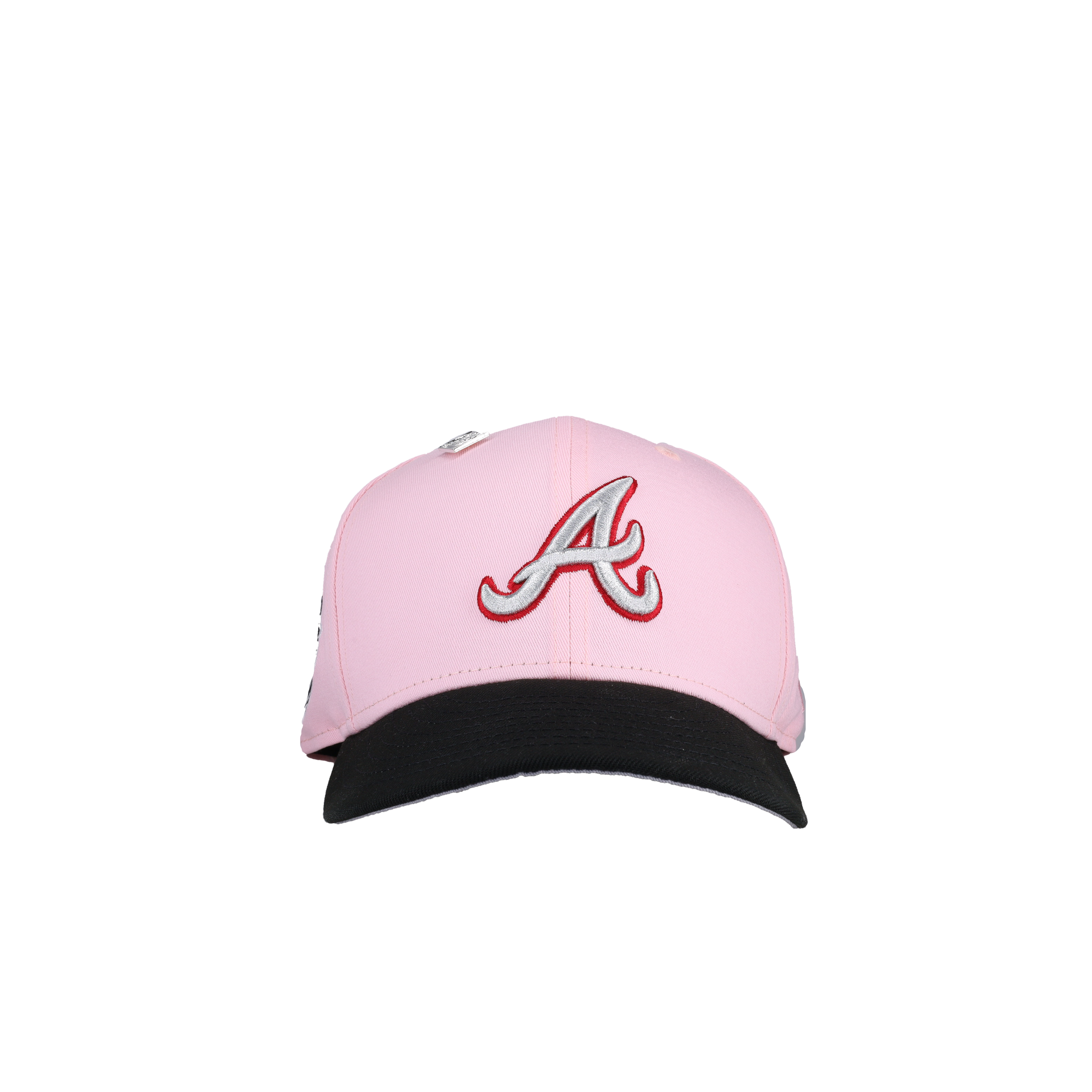 Atlanta Braves 1999 World Series Pink Metallic 59Fifty Fitted Hat