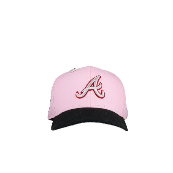 Atlanta Braves 1999 World Series Pink Metallic 59Fifty Fitted Hat
