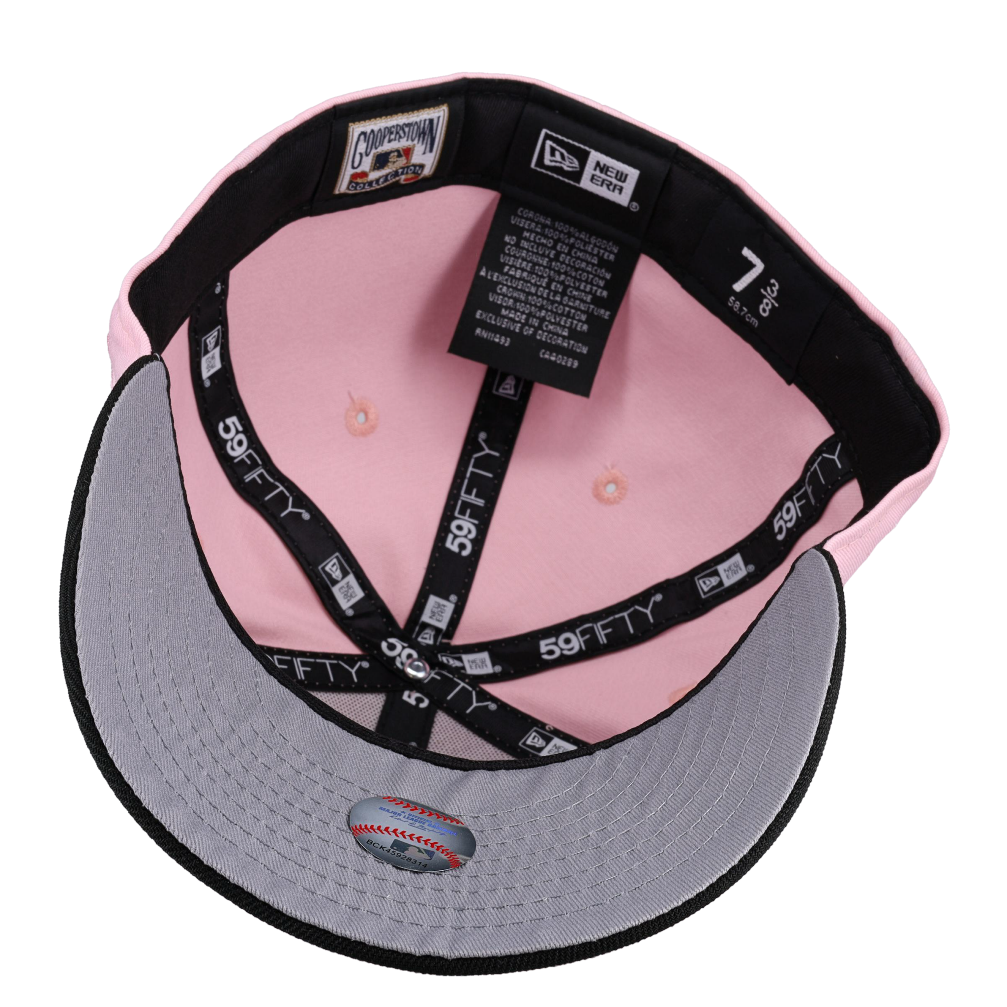 Atlanta Braves 1999 World Series Pink Metallic 59Fifty Fitted Hat