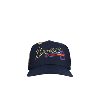 Atlanta Braves 2017 Inaugural Season Navy Metallic 59Fifty Fitted Hat