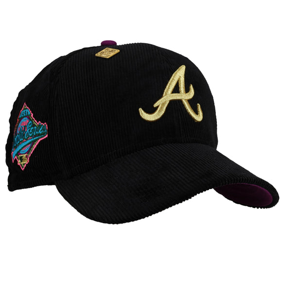 Atlanta Braves '96 Olympic Collection Corduroy 1996 World Series Fitted Hat (RESTOCK)