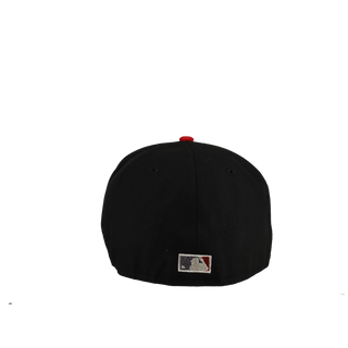 Atlanta Braves 30th Season Metallic Black/Graphite 59Fifty Fitted Hat