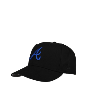 Atlanta Braves 30th Anniversary Royal Blackout Metallic 59Fifty Fitted Hat
