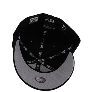 Atlanta Braves 30th Anniversary Royal Blackout Metallic 59Fifty Fitted Hat