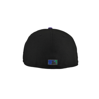 Atlanta Braves 1999 World Series Black/Purple Metallic 59Fifty Fitted Hat