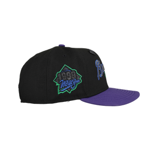 Atlanta Braves 1999 World Series Black/Purple Metallic 59Fifty Fitted Hat