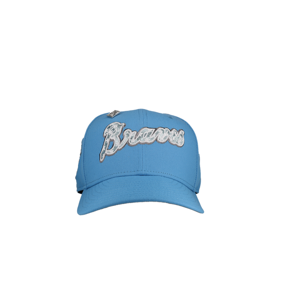 Atlanta Braves 1999 World Series Icey Stars Metallic 59Fifty Fitted Hat