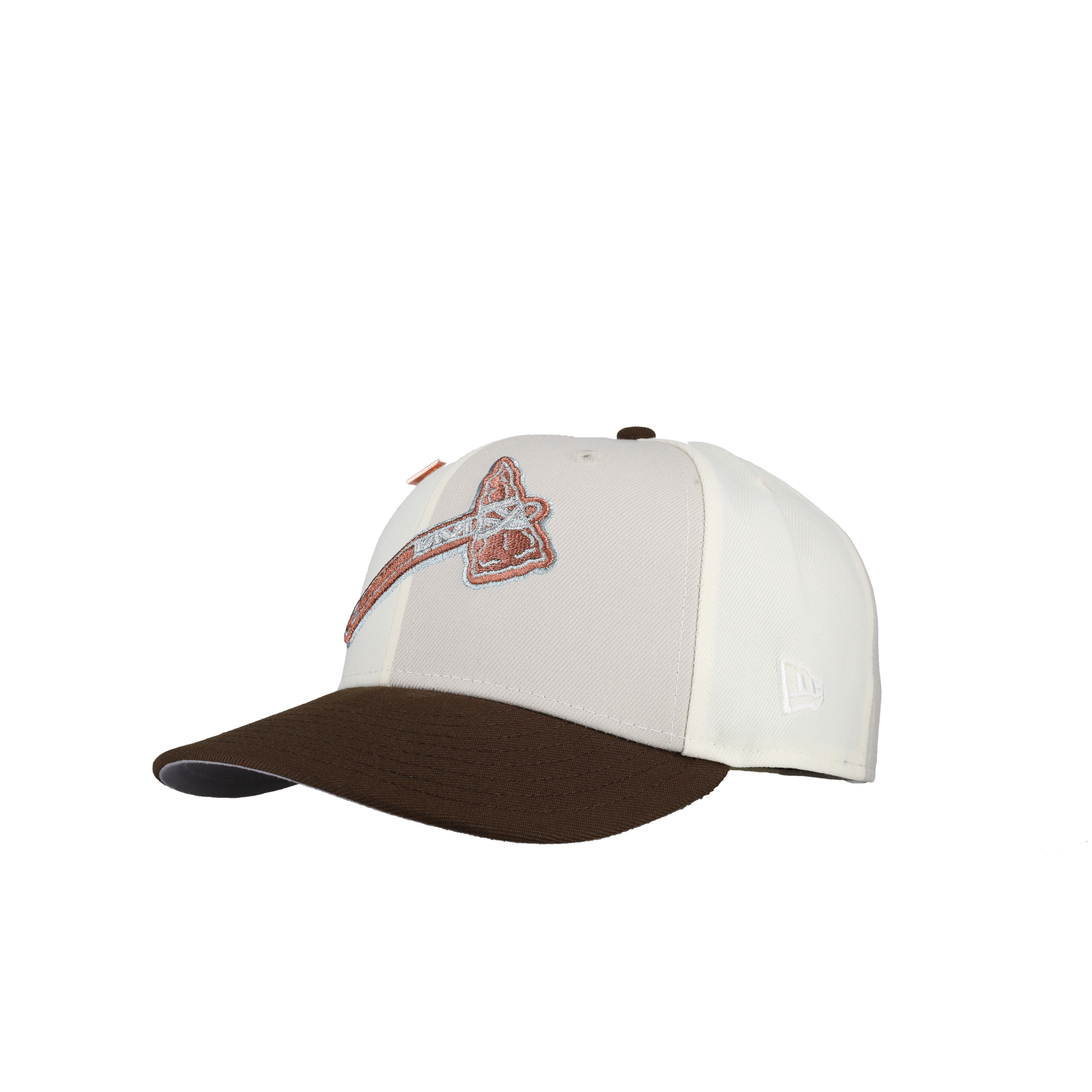 Atlanta Braves 1999 World Series Stone Pinwheel Metallic 59Fifty Fitted Hat