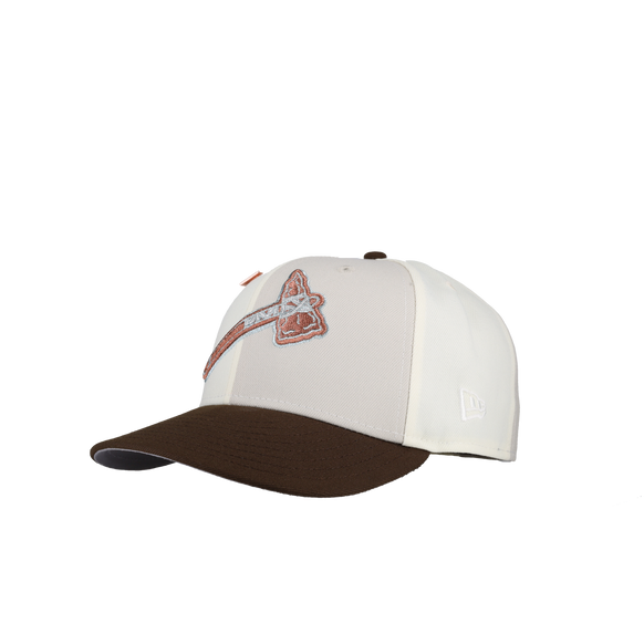 Atlanta Braves 1999 World Series Stone Pinwheel Metallic 59Fifty Fitted Hat