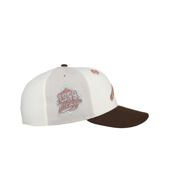 Atlanta Braves 1999 World Series Stone Pinwheel Metallic 59Fifty Fitted Hat