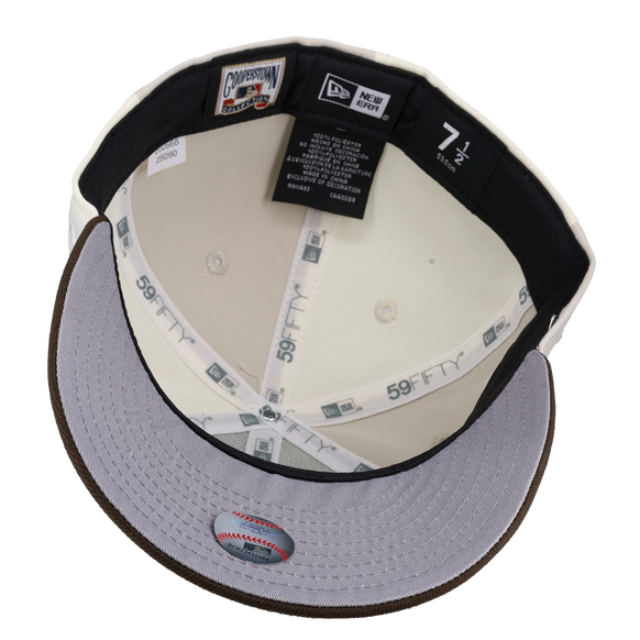 Atlanta Braves 1999 World Series Stone Pinwheel Metallic 59Fifty Fitted Hat