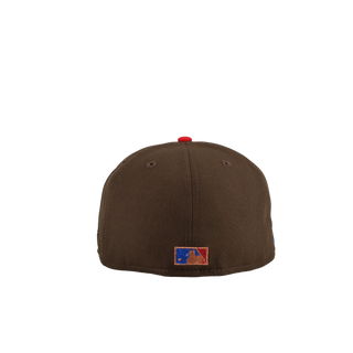 Atlanta Braves 1999 WS Walnut Royal Copper Metallic 59Fifty Fitted Hat