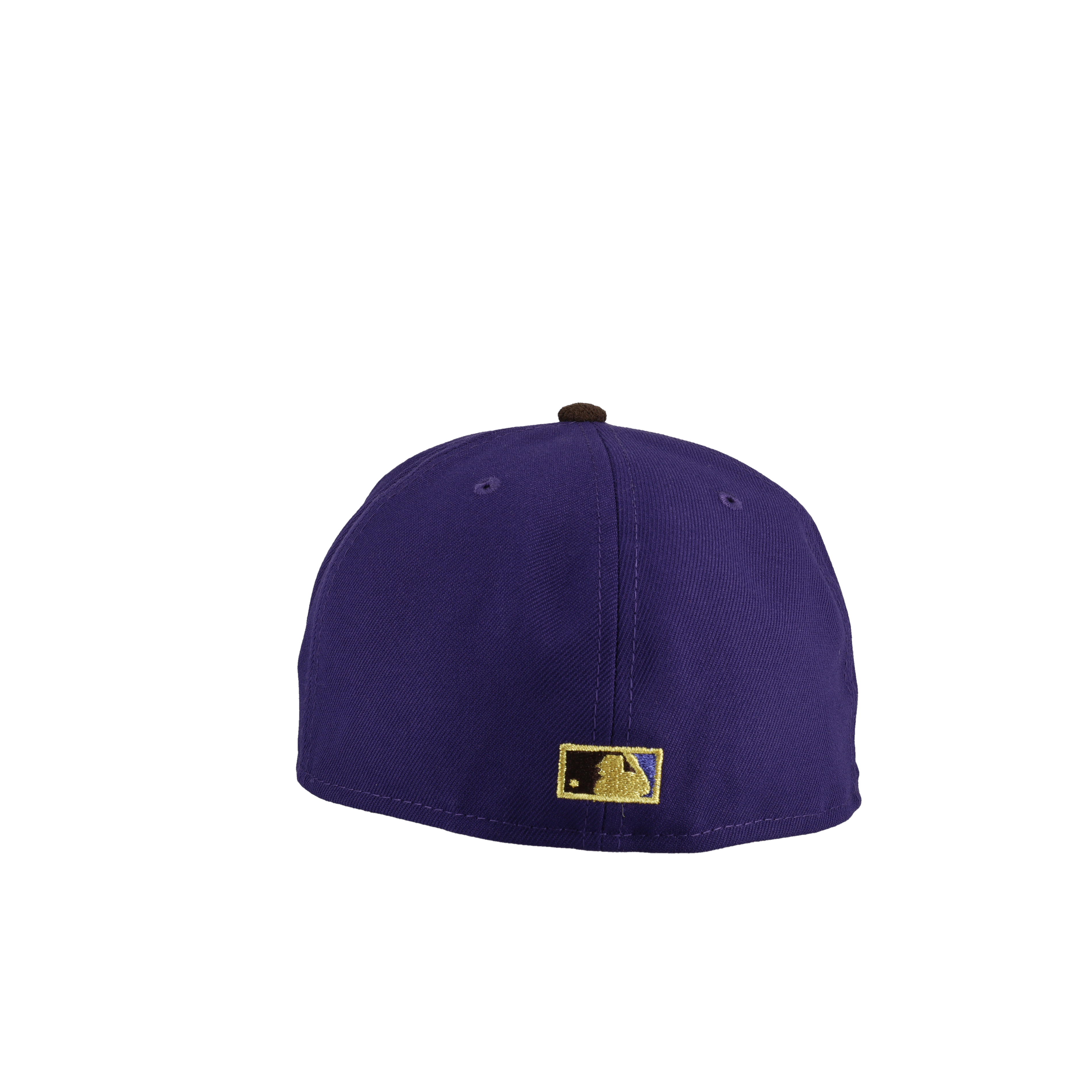 Milwaukee Brewers 1982 World Series Purple / Brown Suede Metallic 59Fifty Fitted Hat