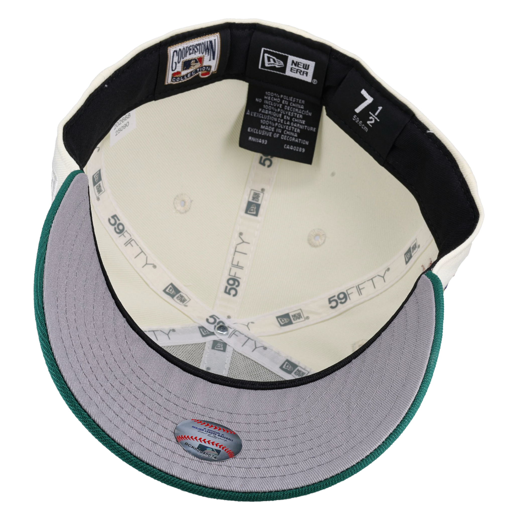 Milwaukee Brewers Blue 2002 All Star Game Chrome Green Metallic 59Fifty Fitted Hat