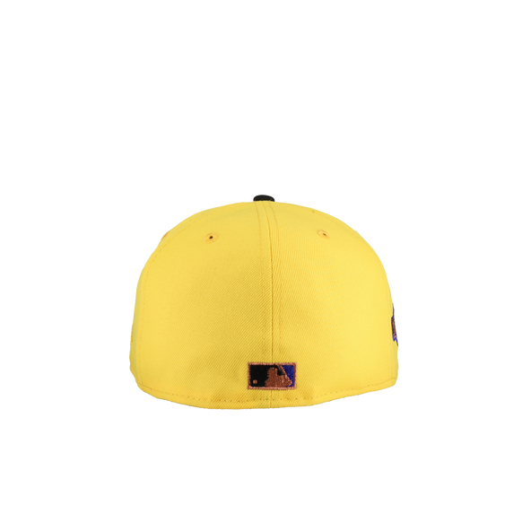 Milwaukee Brewers 1982 World Series Yellow Black Metallic 59Fifty Fitted Hat