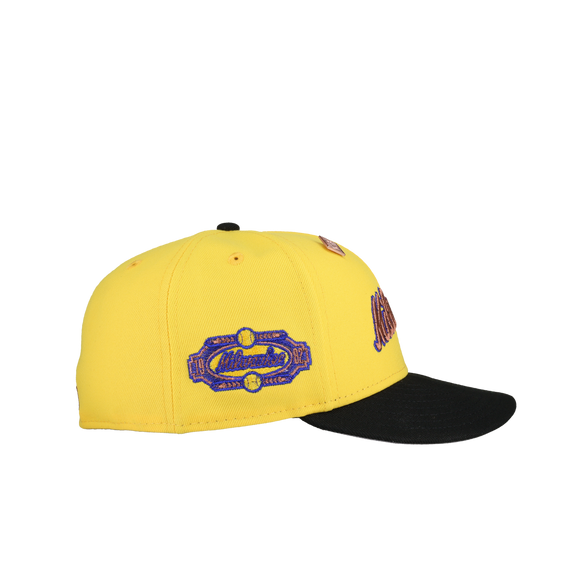 Milwaukee Brewers 1982 World Series Yellow Black Metallic 59Fifty Fitted Hat
