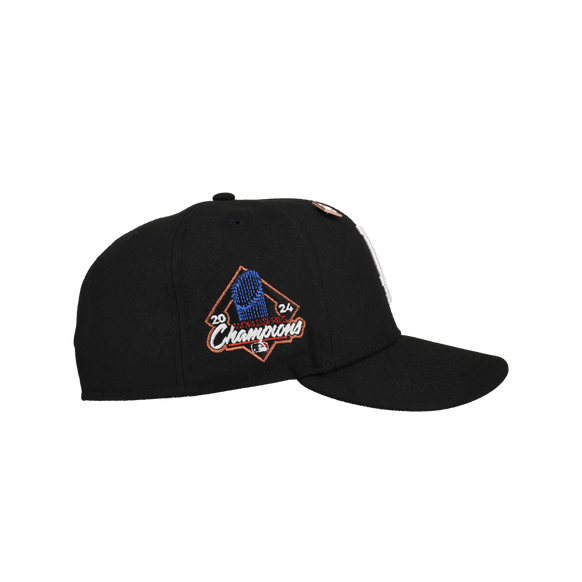 Los Angeles Dodgers 2024 World Series Black Bronze Metallic 59Fifty Fitted Hat