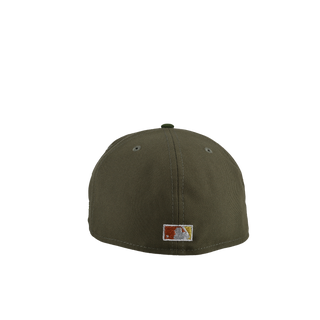 Brooklyn Dodgers Ebbets Field Two Tone Green Metallic Script 59Fifty Fitted Hat