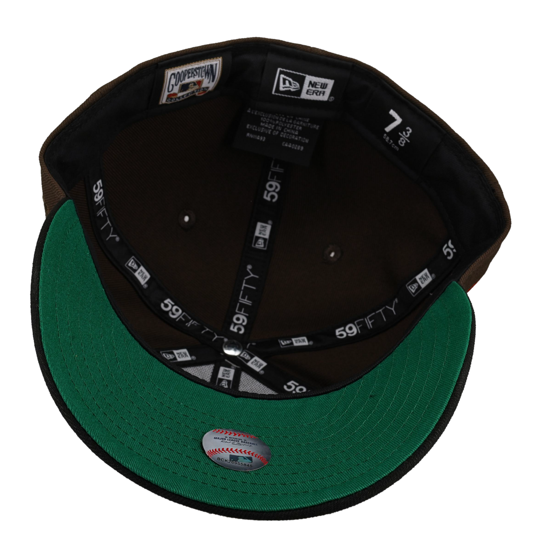 Brooklyn Dodgers 1942 Reimagined Walnut Metallic Copper 59Fifty Fitted Hat