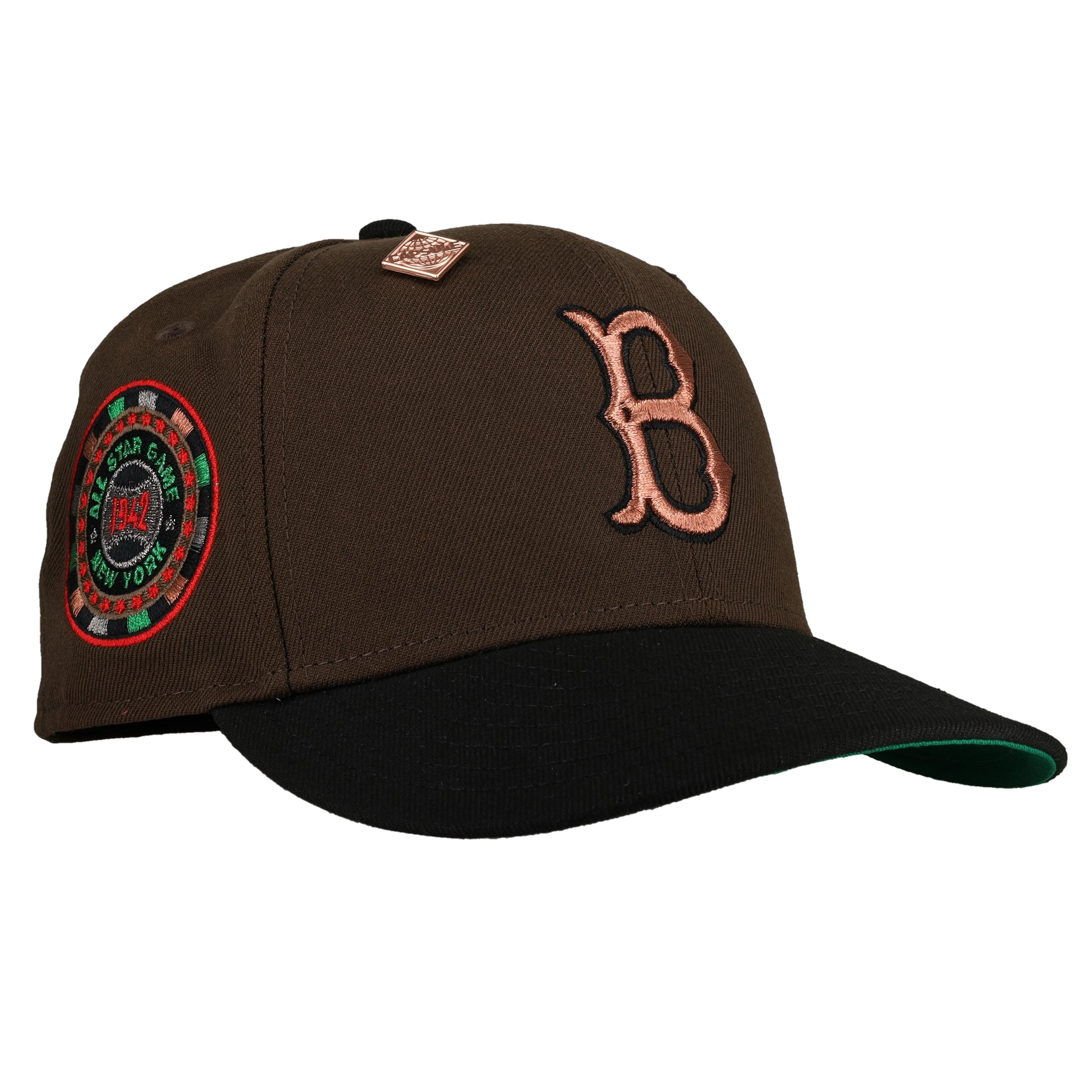 Brooklyn Dodgers 1942 Reimagined Walnut Metallic Copper 59Fifty Fitted Hat