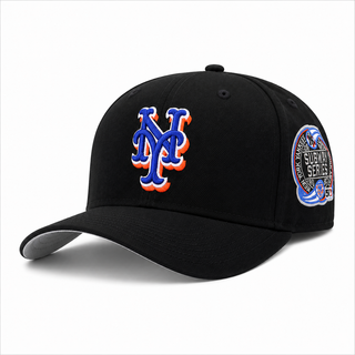 New York Mets 2000 World Series Black Cooperstown Collection 59Fifty Fitted Hat (Grey Brim) (Copy)