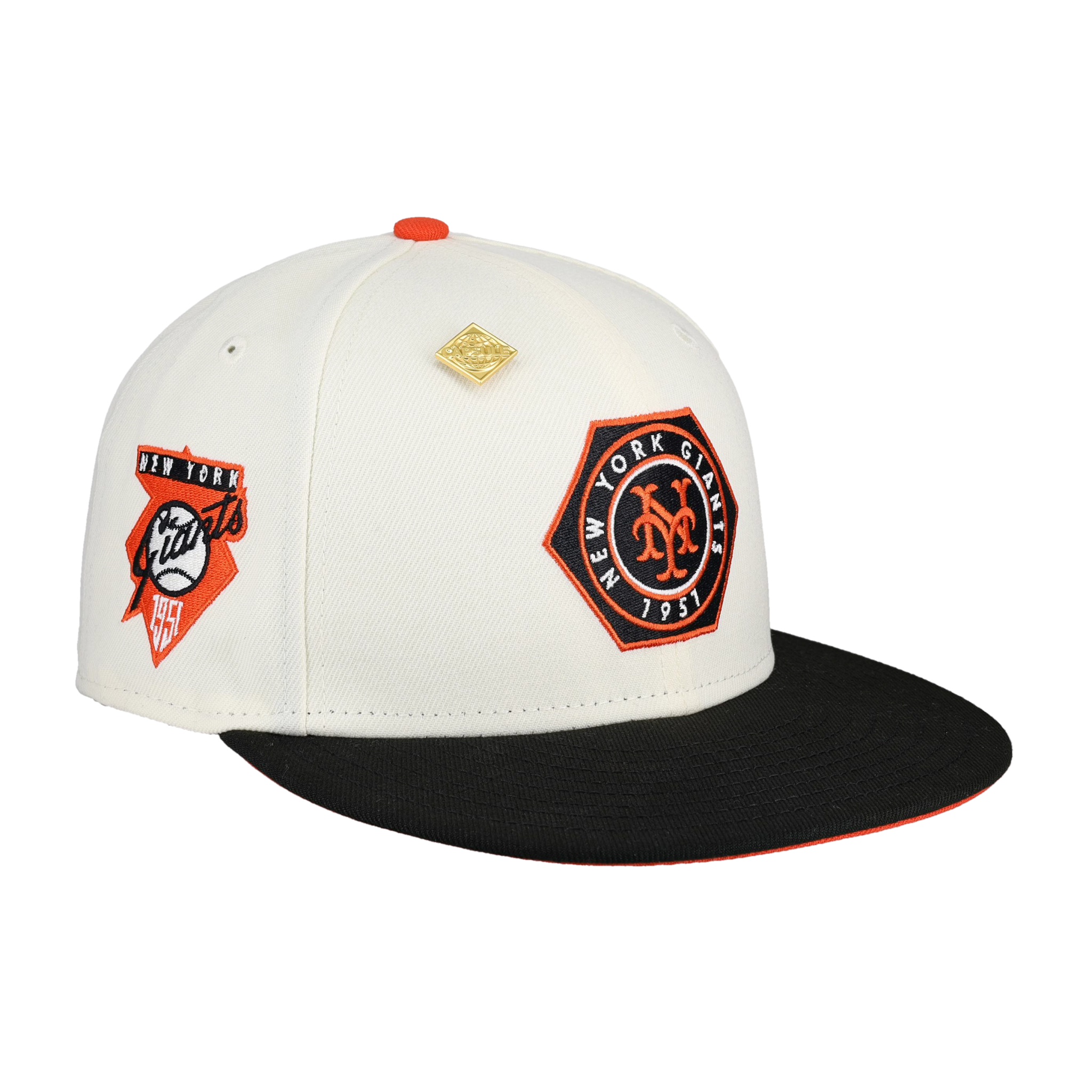 New York Giants 1951 Season Side Patch Chrome 59Fifty Fitted Hat