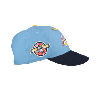 St. Louis Cardinals Blue 100th Anniversary 59Fifty Fitted Hat