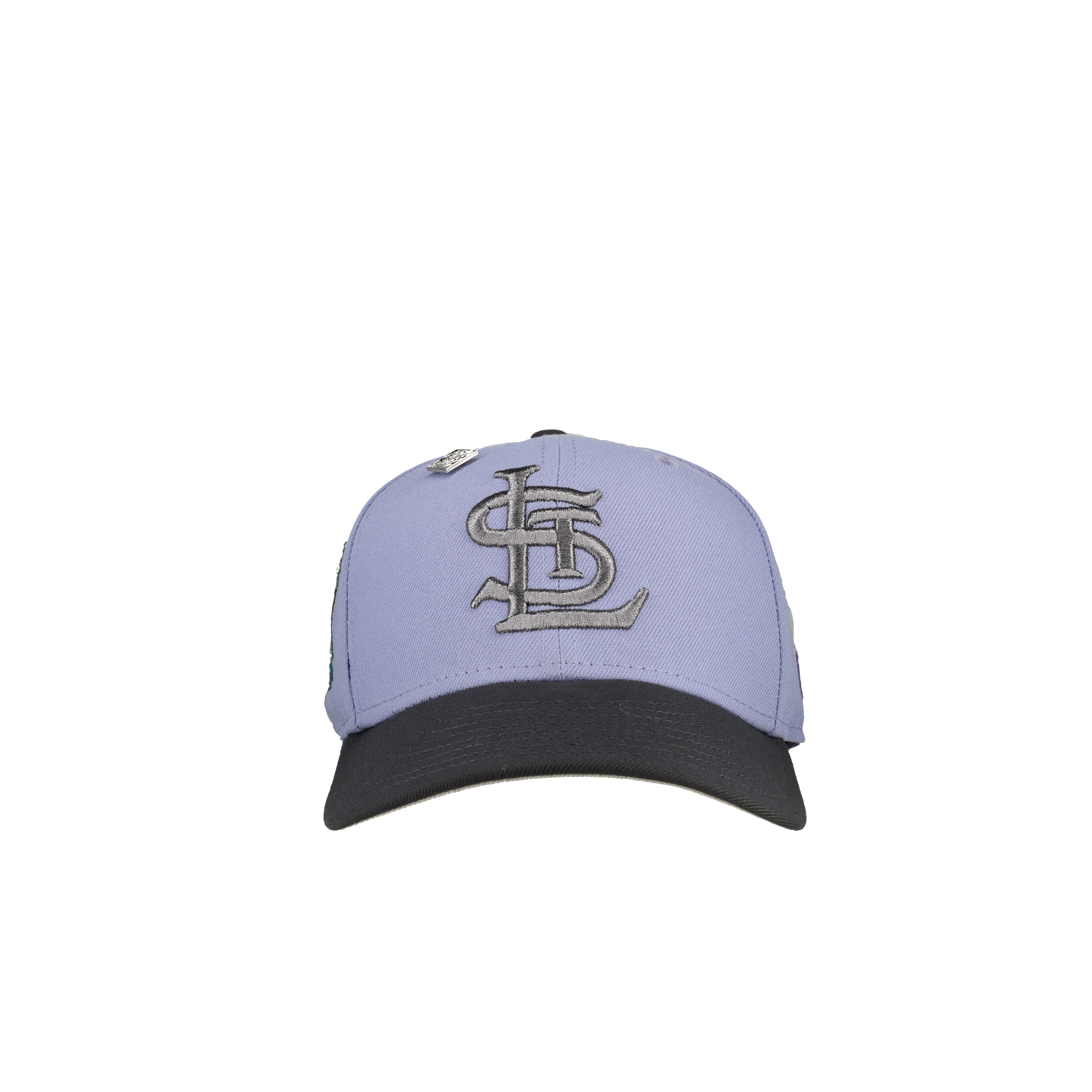 St Louis Cardinals Final Season Lavender Metallic 59Fifty Fitted Hat