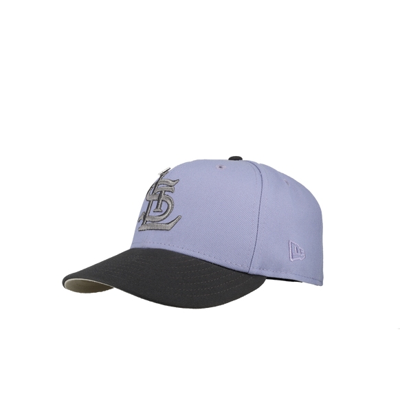 St Louis Cardinals Final Season Lavender Metallic 59Fifty Fitted Hat