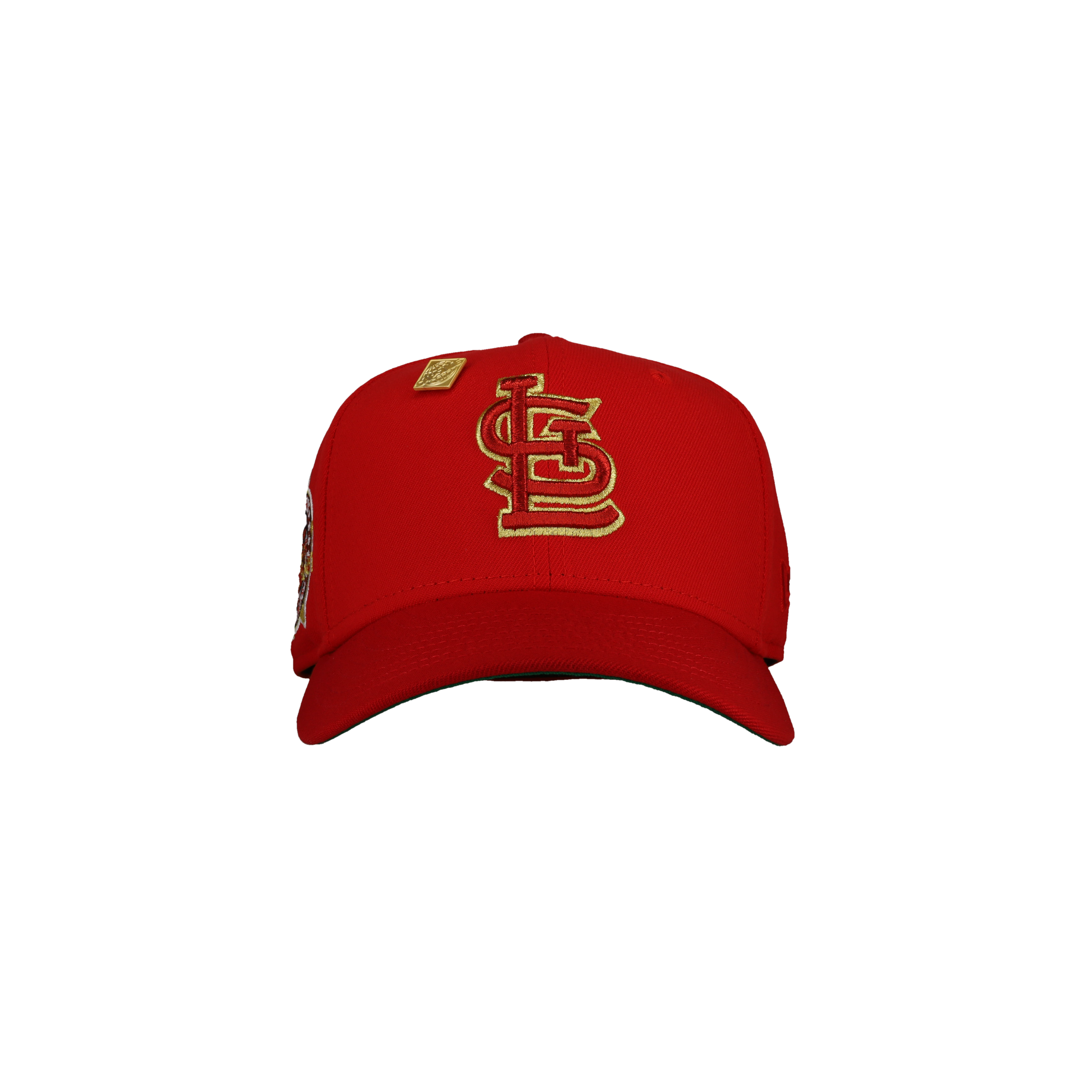 St Louis Cardinals Bob Gibson Metallic Red/Gold 59Fifty Fitted Hat