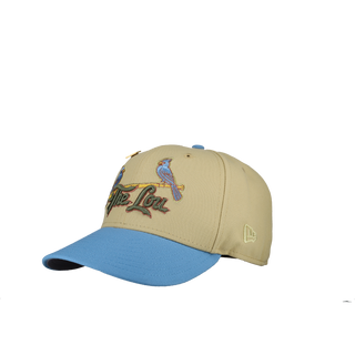 St Louis Cardinals 125th Anniversary Vegas Gold Blue Metallic 59Fifty Fitted Hat