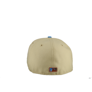 St Louis Cardinals 125th Anniversary Vegas Gold Blue Metallic 59Fifty Fitted Hat