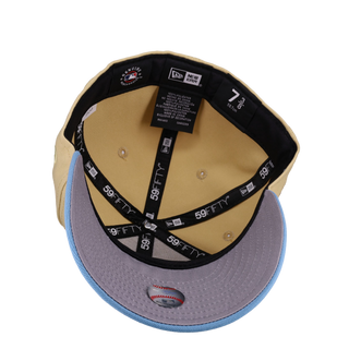 St Louis Cardinals 125th Anniversary Vegas Gold Blue Metallic 59Fifty Fitted Hat