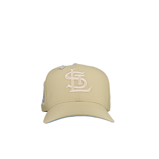 St Louis Cardinals Busch Stadium Vegas Gold/Baby Blue 59Fifty Fitted Hat