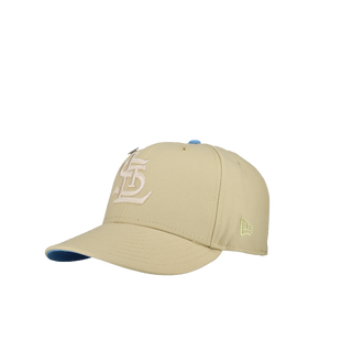 St Louis Cardinals Busch Stadium Vegas Gold/Baby Blue 59Fifty Fitted Hat