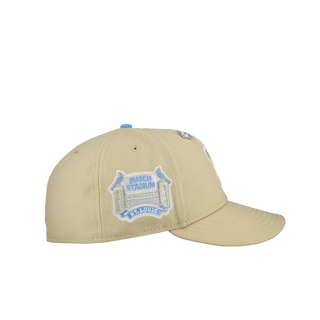 St Louis Cardinals Busch Stadium Vegas Gold/Baby Blue 59Fifty Fitted Hat