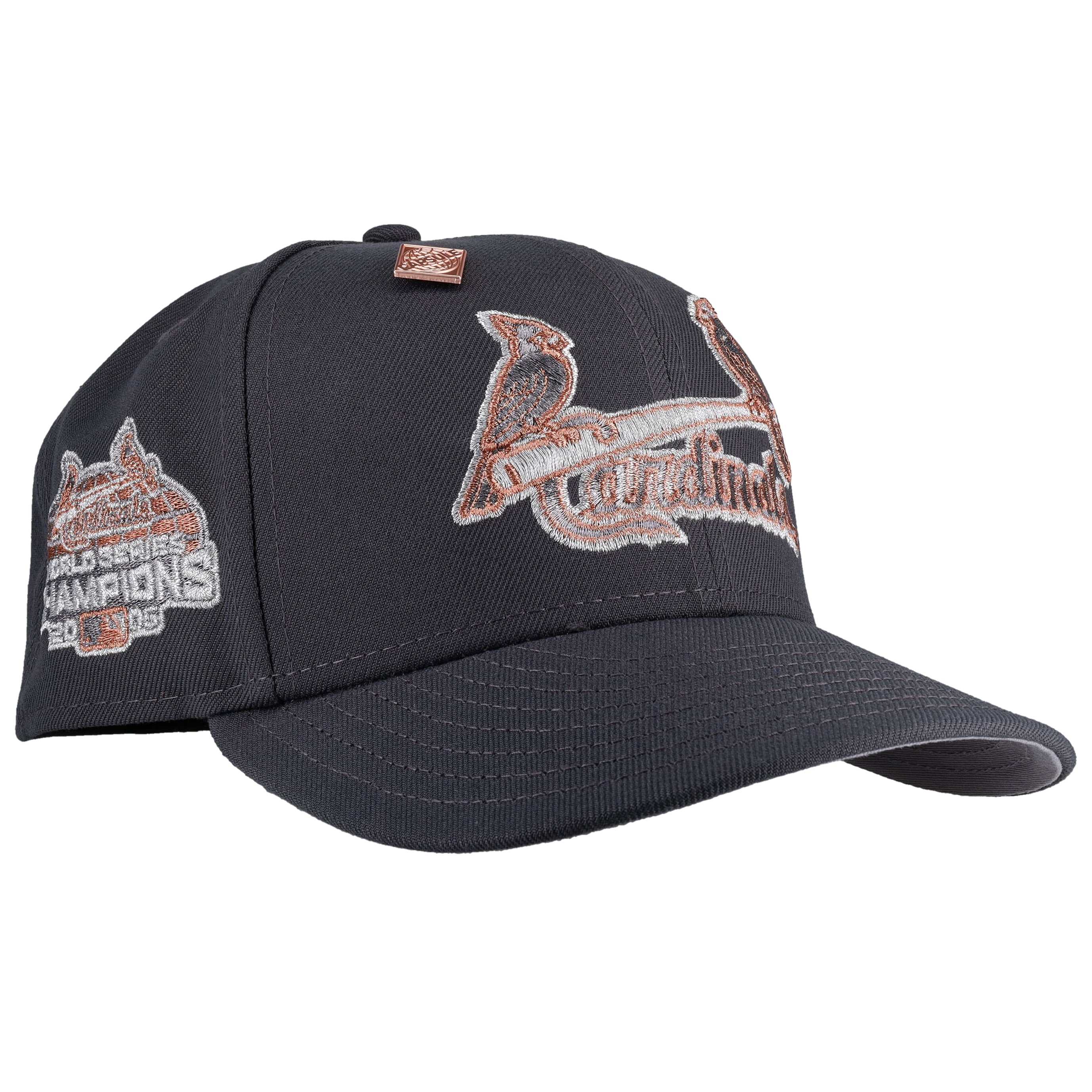 St Louis Cardinals 2006 World Series Champions Graphite Metallic 59Fifty Fitted Hat